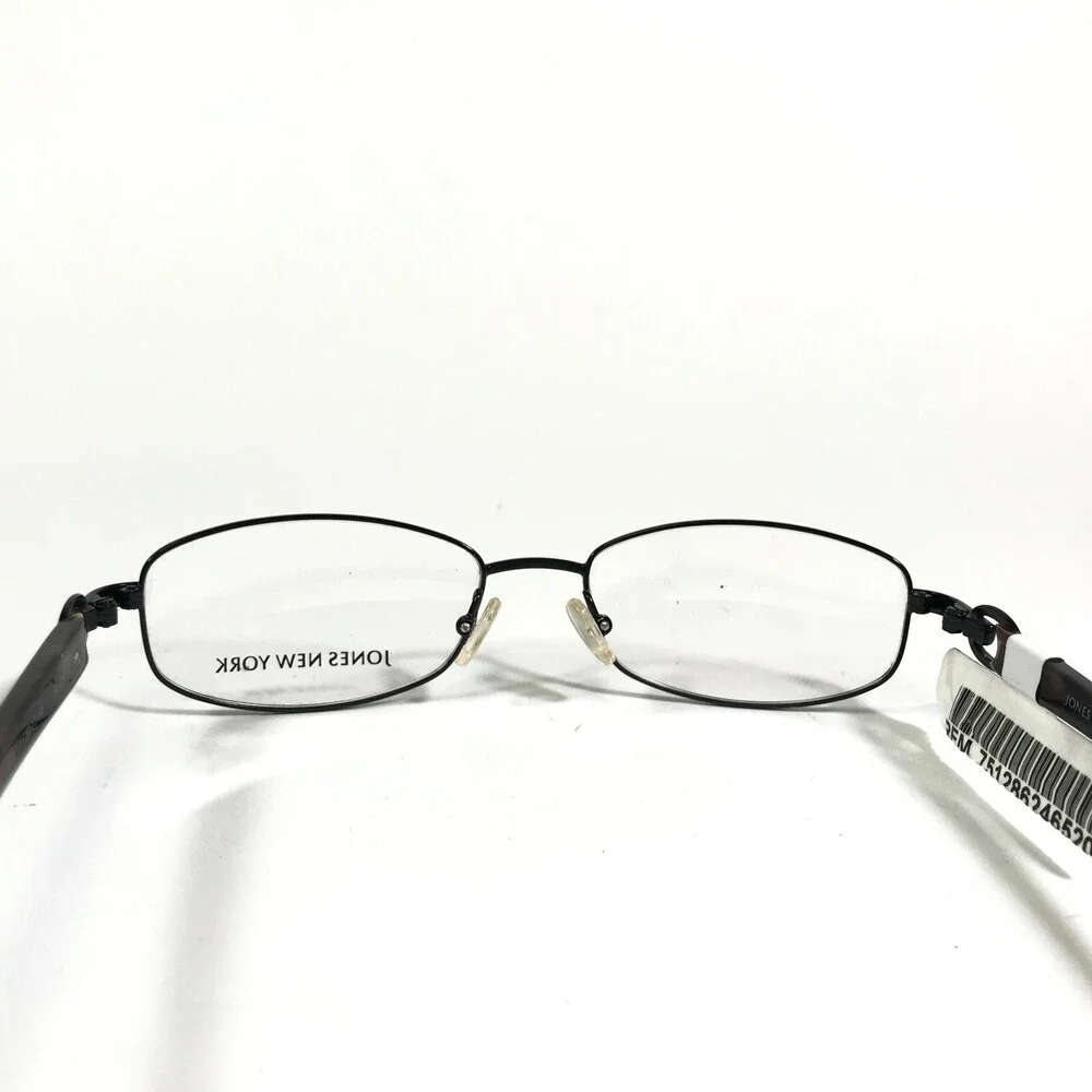 Jones New York Eyeglasses Frames J473 BLACK Round Full Rim 52-17-135